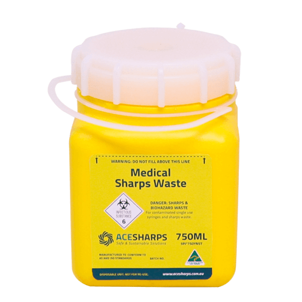 sharps container 500ml - Ace Waste