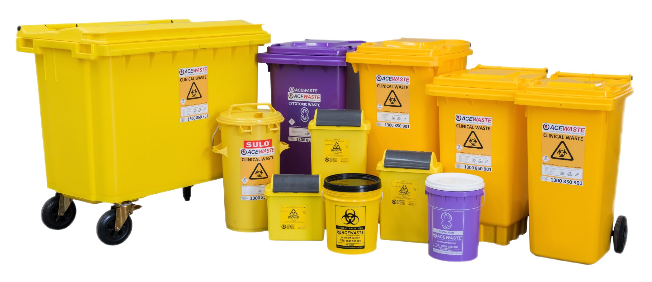 Ace Waste Hospital waste bins and containers