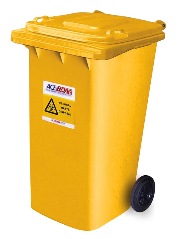 240 Litre clinical waste bins